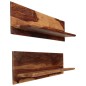 vidaXL Wandregale 2 Stk. 118 x 26 x 20 cm Massivholz vidaXL Wandregale 2 Stk. 118 x 26 x 20 cm Massivholz