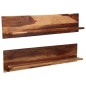 vidaXL Wandregale 2 Stk. 118 x 26 x 20 cm Massivholz vidaXL Wandregale 2 Stk. 118 x 26 x 20 cm Massivholz