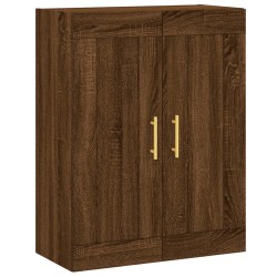 vidaXL Wandschrank Braun Eichen-Optik 69,5x34x90 cm Holzwerkstoff