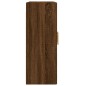 vidaXL Wandschrank Braun Eichen-Optik 69,5x34x90 cm Holzwerkstoff vidaXL Wandschrank Braun Eichen-Optik 69,5x34x90 cm Holzwerkstoff