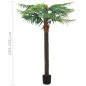 vidaXL Künstliche Palme Phönix mit Topf 215 cm Grün vidaXL Künstliche Palme Phönix mit Topf 215 cm Grün