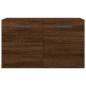 vidaXL Wandschrank Braun Eichen-Optik 60x36,5x35cm Holzwerkstoff vidaXL Wandschrank Braun Eichen-Optik 60x36,5x35cm Holzwerkstoff