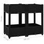 vidaXL Hochbeet 80x40x71 cm Polypropylen vidaXL Hochbeet 80x40x71 cm Polypropylen