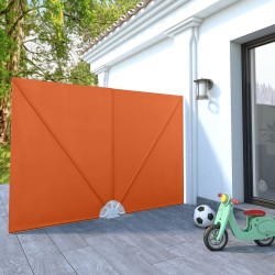 vidaXL Faltbarer Terrassen-Seitenfächer Terracotta-Rot 240×160 cm