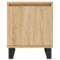 vidaXL Nachttisch Sonoma-Eiche 40x30x50 cm Holzwerkstoff vidaXL Nachttisch Sonoma-Eiche 40x30x50 cm Holzwerkstoff