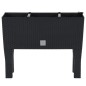 vidaXL Hochbeet Anthrazit 60x25x46 cm PP-Rattan vidaXL Hochbeet Anthrazit 60x25x46 cm PP-Rattan