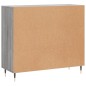 vidaXL Sideboard Grau Sonoma 90x34x80 cm Holzwerkstoff vidaXL Sideboard Grau Sonoma 90x34x80 cm Holzwerkstoff