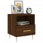 vidaXL Nachttische 2Stk. Braun Eichen-Optik 40x35x47,5cm Holzwerkstoff vidaXL Nachttische 2Stk. Braun Eichen-Optik 40x35x47,5cm Holzwerkstoff