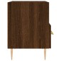 vidaXL Nachttische 2Stk. Braun Eichen-Optik 40x35x47,5cm Holzwerkstoff vidaXL Nachttische 2Stk. Braun Eichen-Optik 40x35x47,5cm Holzwerkstoff