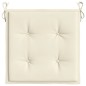 vidaXL Gartenstuhl-Kissen 6 Stk. Creme 50x50x3 cm Oxford-Gewebe vidaXL Gartenstuhl-Kissen 6 Stk. Creme 50x50x3 cm Oxford-Gewebe