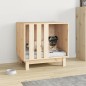vidaXL Hundehütte 60x45x57 cm Massivholz Kiefer vidaXL Hundehütte 60x45x57 cm Massivholz Kiefer