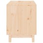 vidaXL Hundehütte 60x45x57 cm Massivholz Kiefer vidaXL Hundehütte 60x45x57 cm Massivholz Kiefer