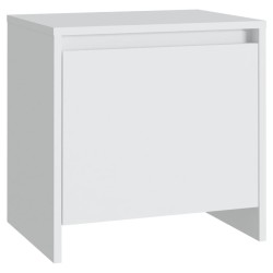 vidaXL Nachttisch Weiß 45x34x44,5 cm Holzwerkstoff