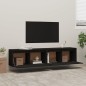 vidaXL Wandschränke 2 Stk. Schwarz 80x30x35 cm Massivholz Kiefer vidaXL Wandschränke 2 Stk. Schwarz 80x30x35 cm Massivholz Kiefer