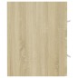 vidaXL Waschbeckenunterschrank Sonoma-Eiche 80x38,5x48cm Holzwerkstoff vidaXL Waschbeckenunterschrank Sonoma-Eiche 80x38,5x48cm Holzwerkstoff