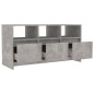 vidaXL TV-Schrank Betongrau 102x37,5x52,5 cm Holzwerkstoff vidaXL TV-Schrank Betongrau 102x37,5x52,5 cm Holzwerkstoff