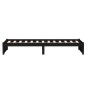 vidaXL Massivholzbett Schwarz 75x190 cm vidaXL Massivholzbett Schwarz 75x190 cm