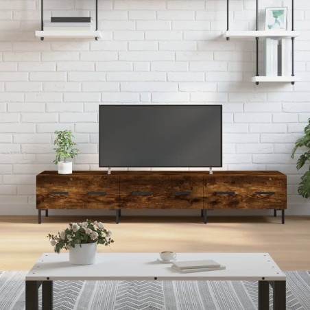 vidaXL TV-Schrank Räuchereiche 150x36x30 cm Holzwerkstoff