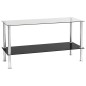vidaXL Couchtisch Transparent 110x43x60 cm Hartglas vidaXL Couchtisch Transparent 110x43x60 cm Hartglas