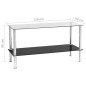 vidaXL Couchtisch Transparent 110x43x60 cm Hartglas vidaXL Couchtisch Transparent 110x43x60 cm Hartglas