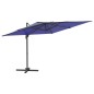 vidaXL LED-Ampelschirm Azurblau 400x300 cm vidaXL LED-Ampelschirm Azurblau 400x300 cm