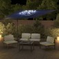vidaXL LED-Ampelschirm Azurblau 400x300 cm vidaXL LED-Ampelschirm Azurblau 400x300 cm