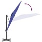 vidaXL LED-Ampelschirm Azurblau 400x300 cm vidaXL LED-Ampelschirm Azurblau 400x300 cm