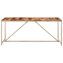 vidaXL Esstisch 180 x 90 x 76 cm Massivholz