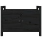vidaXL Flurbank Schwarz 80x40x60 cm Massivholz Kiefer vidaXL Flurbank Schwarz 80x40x60 cm Massivholz Kiefer