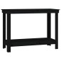 vidaXL Werkbank Schwarz 110x50x80 cm Massivholz Kiefer vidaXL Werkbank Schwarz 110x50x80 cm Massivholz Kiefer