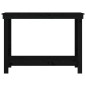 vidaXL Werkbank Schwarz 110x50x80 cm Massivholz Kiefer vidaXL Werkbank Schwarz 110x50x80 cm Massivholz Kiefer
