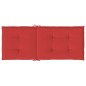 vidaXL Gartenstuhlauflagen für Hochlehner 6 Stk. Rot 120x50x3 cm Stoff vidaXL Gartenstuhlauflagen für Hochlehner 6 Stk. Rot 120x50x3 cm Stoff
