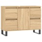 vidaXL Badschrank Sonoma-Eiche 80x33x60 cm Holzwerkstoff vidaXL Badschrank Sonoma-Eiche 80x33x60 cm Holzwerkstoff