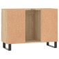 vidaXL Badschrank Sonoma-Eiche 80x33x60 cm Holzwerkstoff vidaXL Badschrank Sonoma-Eiche 80x33x60 cm Holzwerkstoff