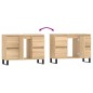 vidaXL Badschrank Sonoma-Eiche 80x33x60 cm Holzwerkstoff vidaXL Badschrank Sonoma-Eiche 80x33x60 cm Holzwerkstoff