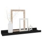 vidaXL Wandregale 4 Stk. Schwarz 40x9x3 cm vidaXL Wandregale 4 Stk. Schwarz 40x9x3 cm