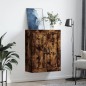 vidaXL Wandschrank Räuchereiche 69,5x34x90 cm Holzwerkstoff vidaXL Wandschrank Räuchereiche 69,5x34x90 cm Holzwerkstoff