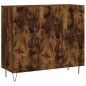 vidaXL Sideboard Räuchereiche 90x34x80 cm Holzwerkstoff vidaXL Sideboard Räuchereiche 90x34x80 cm Holzwerkstoff