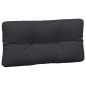 Palettenkissen 5-tlg. Schwarz Stoff Palettenkissen 5-tlg. Schwarz Stoff