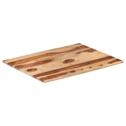 vidaXL Tischplatte Massivholz Palisander 15-16 mm 60×80 cm 