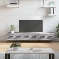vidaXL TV-Schrank Grau Sonoma 150x36x30 cm Holzwerkstoff vidaXL TV-Schrank Grau Sonoma 150x36x30 cm Holzwerkstoff