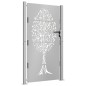 vidaXL Gartentor 105x205 cm Cortenstahl Baum-Design vidaXL Gartentor 105x205 cm Cortenstahl Baum-Design
