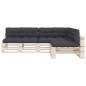 Palettensofa-Auflagen 7 Stk. Anthrazit Palettensofa-Auflagen 7 Stk. Anthrazit