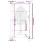 vidaXL Gartentor 105x205 cm Cortenstahl Baum-Design vidaXL Gartentor 105x205 cm Cortenstahl Baum-Design