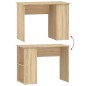 vidaXL Schreibtisch Sonoma-Eiche 100x55x75 cm Holzwerkstoff vidaXL Schreibtisch Sonoma-Eiche 100x55x75 cm Holzwerkstoff