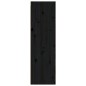 vidaXL Wandschränke 2 Stk. Schwarz 30x30x100 cm Massivholz Kiefer vidaXL Wandschränke 2 Stk. Schwarz 30x30x100 cm Massivholz Kiefer