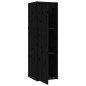vidaXL Wandschränke 2 Stk. Schwarz 30x30x100 cm Massivholz Kiefer vidaXL Wandschränke 2 Stk. Schwarz 30x30x100 cm Massivholz Kiefer