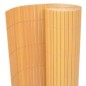 vidaXL Gartenzaun Doppelseitig 90x400 cm Gelb vidaXL Gartenzaun Doppelseitig 90x400 cm Gelb