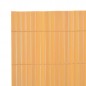 vidaXL Gartenzaun Doppelseitig 90x400 cm Gelb vidaXL Gartenzaun Doppelseitig 90x400 cm Gelb