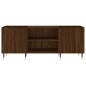 vidaXL Plattenschrank Braun Eichen-Optik 121x38x48 cm Holzwerkstoff vidaXL Plattenschrank Braun Eichen-Optik 121x38x48 cm Holzwerkstoff